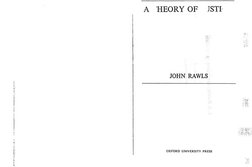 A theory of justice / John Rawls. Revised ed.